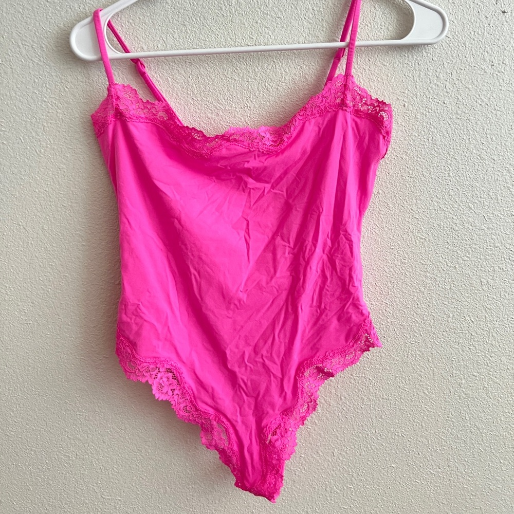 Skims Lace Cami Taffy Bodysuit